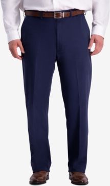 Big & Tall W2W Pro Relaxed-Fit Performance Stretch Non-Iron Flat-Front Casual Pants
