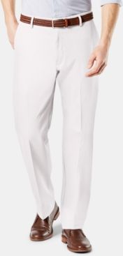 Signature Lux Cotton Classic Fit Creased Stretch Khaki Pants