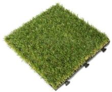 Artificial Grass Deck Tile, 6 Piece Set