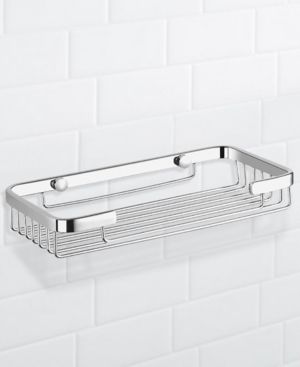 General Hotel Chrome Wall-Mounted Wire Shower Basket Bedding