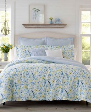 Nora Sun Blue Comforter Set, King Bedding