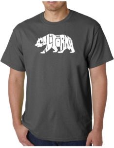 Word Art T-Shirt - California Bear