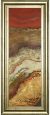 Tierra Panel Il by Patricia Pinto Framed Print Wall Art - 18" x 42"