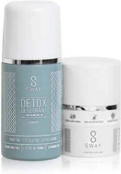 Natural Detox Deodorant and Dusting Powder Set - Serenity