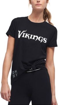 Dkny Women's Minnesota Vikings Players T-Shirt
