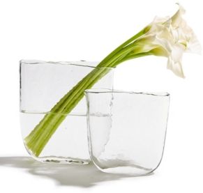 Ellipse Clear Vases - Set of 2