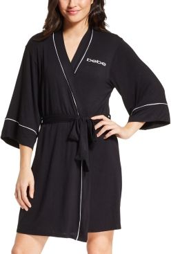 Short Wrap Logo Robe