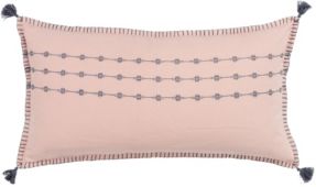 Stripes Down Filled Decorative Pillow, 26" x 14"