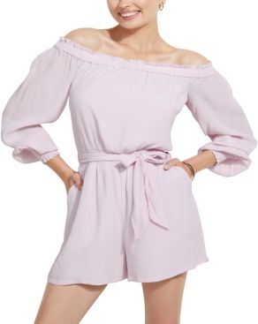 Mellie Off-The-Shoulder Romper