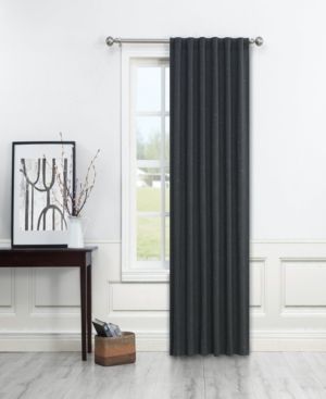 Paige Light Filtering Back Tab Curtain Panel By Nefeli, 84" x 52"