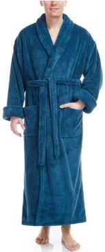 Shawl Collar Full Ankle Length Fleece Bathrobe Bedding