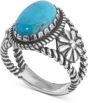 Turquoise Ring (4-1/5 ct. t.w.) in Sterling Silver