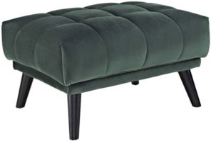 Bestow Velvet Ottoman