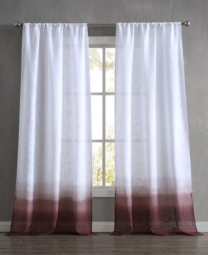 Dip Dyed Olivia 76" x 84" Rod Pocket Window Curtain Pairs