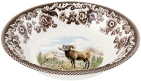 Woodland Bighorn Sheep Ascot Cereal Bowl