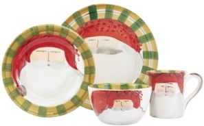 Old St. Nick Red Hat 4-Piece Place Setting