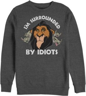 Lion King Scar Surrounded by Idiots, Crewneck Fleece