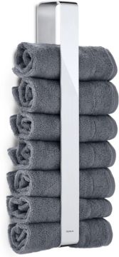 Stainless Steel Towel Holder - Polished Bedding