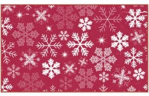 Snowflakes Accent Rug, 30" x 50" Bedding
