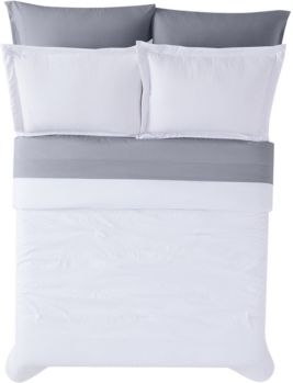 Antimicrobial 7 Piece Bed in a Bag, Queen Bedding