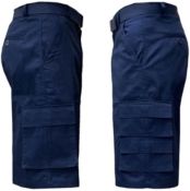 7-Pocket Cargo Belt Shorts
