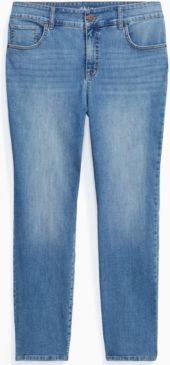 Plus Size Straight-Leg Jeans, Created for Macy's