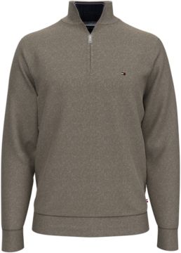 French Rib Quarter-Zip Pullover, Created for Macy's