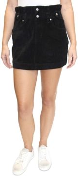 Crave Fame Juniors' Corduroy Paperbag Skirt