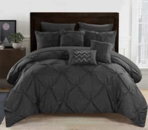 Hannah 10 Piece Queen Comforter Set Bedding