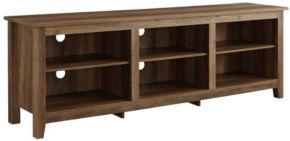70" Wood Media Tv Stand Storage Console