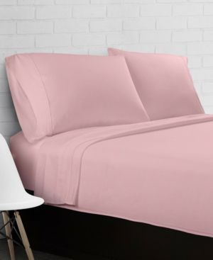 100% Cotton Percale 300 Thread Count 4-Piece Sheet Set - Queen Bedding