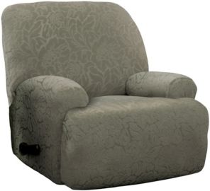 Floral Jumbo Recliner Stretch Slipcover