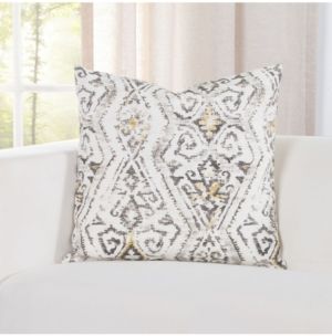 Indoor-Outdoor Magnolia Floral 20" Designer Throw Pillow