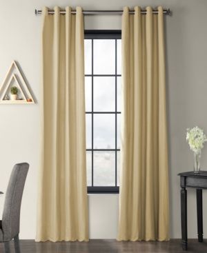 Solid Country Cotton Grommet 50" x 108" Curtain Panel