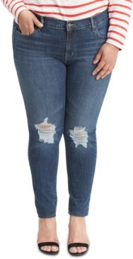 Trendy Plus Size 711 Ripped Skinny Jeans