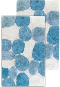 Pebbles 2 Piece Bath Rug Set Bedding