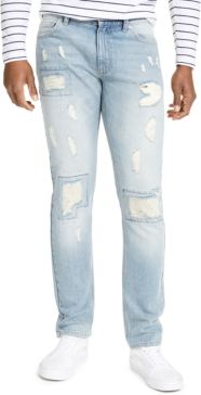 Slim-Fit Distressed Jeans