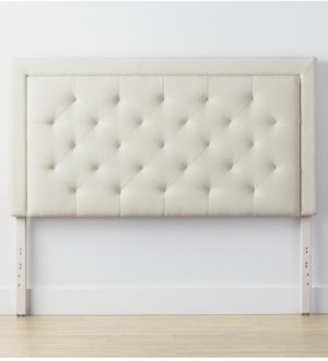 by Lucid Upholstered Headboard with Diamond Tufting, Twin