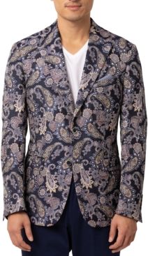 Paisley Slim Fit Blazer