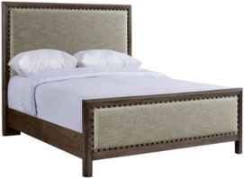 Parker Mocha Upholstered Full Bed, Created for Macy's