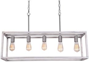 Ginnie 11" 5-Light Indoor Chandelier with Light Kit