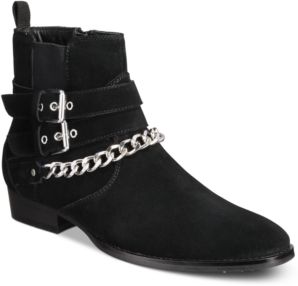 Inc Dusty Buckle-Chain Boots, Created for Macy's Men's Shoes