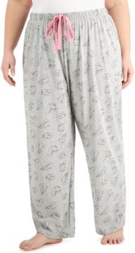 Plus Size Printed Pajama Pants, Created for Macy's