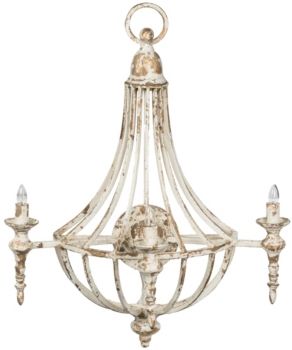 Donalt 3-Light Oversized Iron Wall Lamp Chandelier