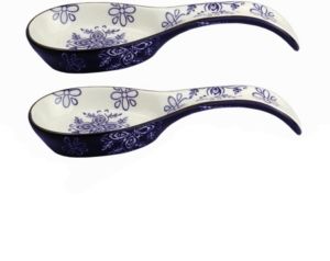 Samana Collection Stoneware Spoon Rests - Set of 2