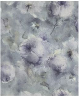 20" x 369" Innocent Watercolor Floral Wallpaper