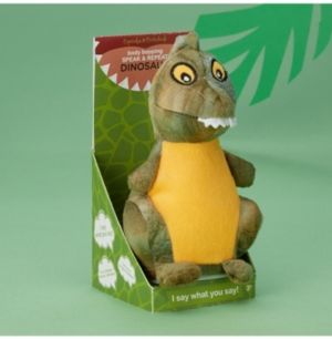 Speak-Repeat Plush Dinosaur in Gift Box - Dinosaur Toy