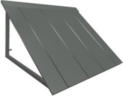 8' Houstonian Metal Standing Seam Awning, 104" W x 24" H x 36" D