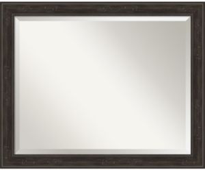 Shipwreck Framed Bathroom Vanity Wall Mirror, 32" x 26"