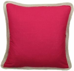 Classic Jute Solid Color Pillow Collection, 20" x 20"